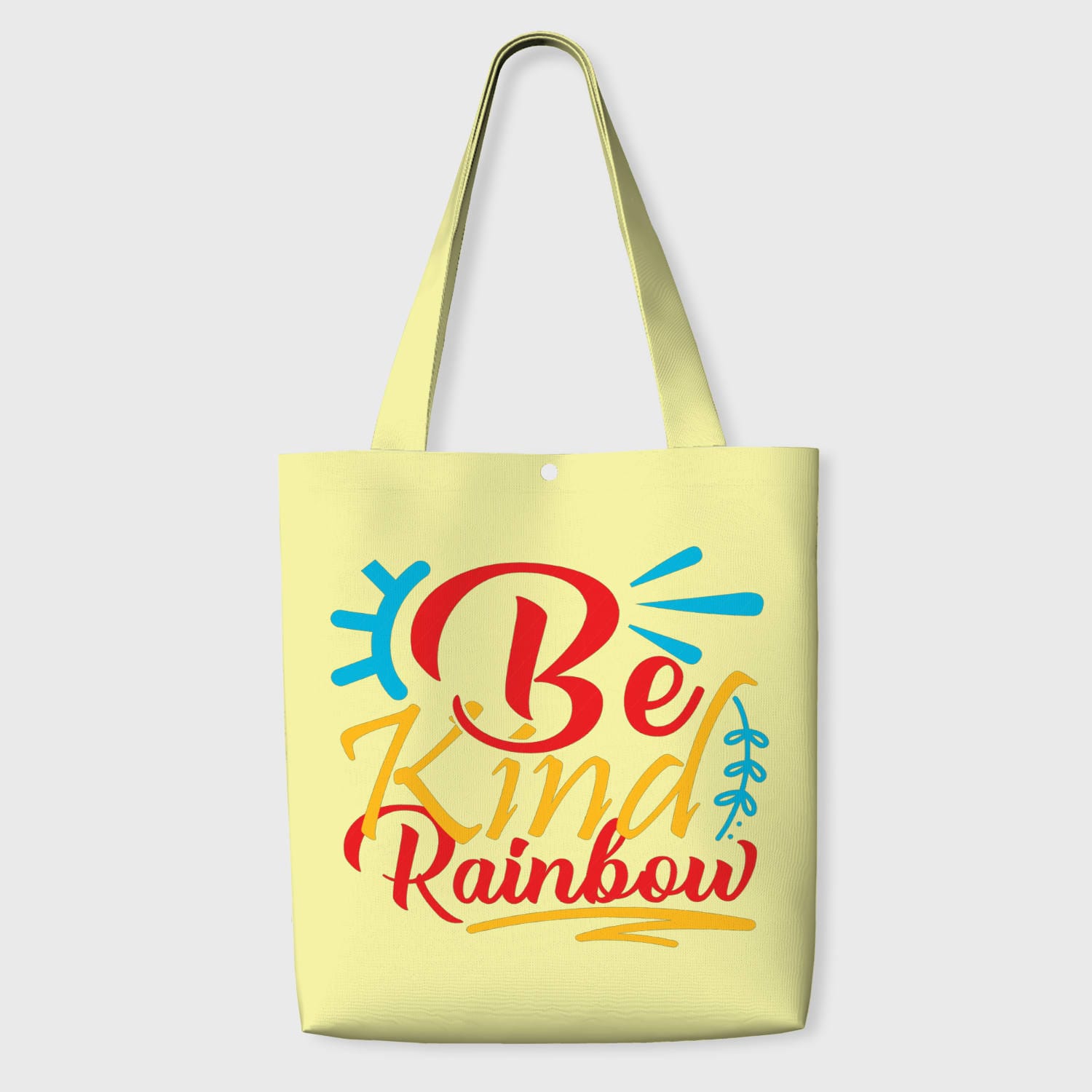 Be Kind Rainbow Tote Bag for Friends Daily Use & Gifting