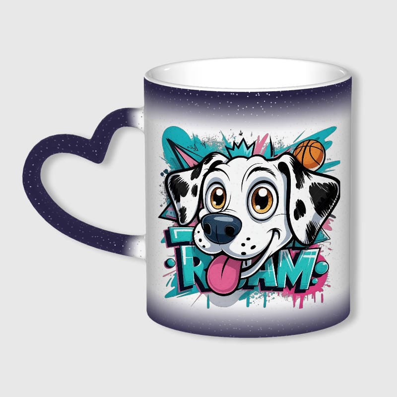 Dalmatian Dog Basketball Gift Mug for Pet Lovers