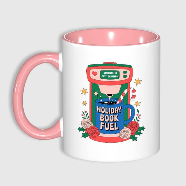 Holiday Book Fuel Mug for Book Lovers Christmas Gift