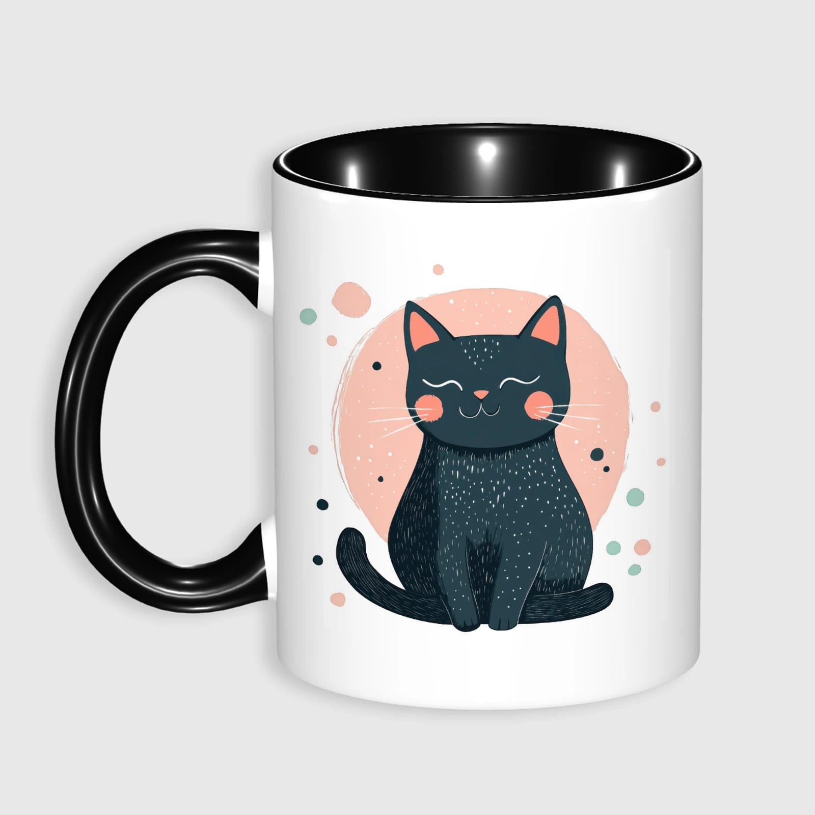 11oz Custom Photo Mug BLACK