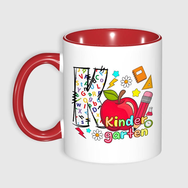 Kindergarten Mug for Teacher Back To School Gift