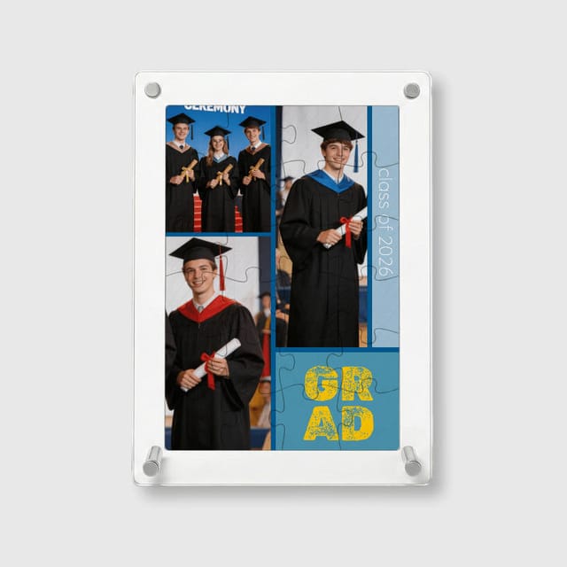 Custom Grad Photo Acrylic Puzzle for Graduates Graduation Gift