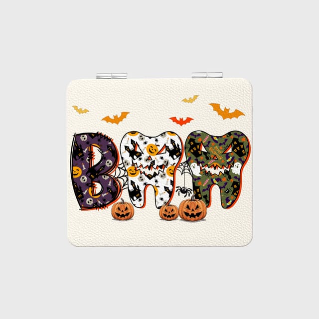 Halloween Dental Boo Pocket Mirror for Dental Pros Halloween Gift