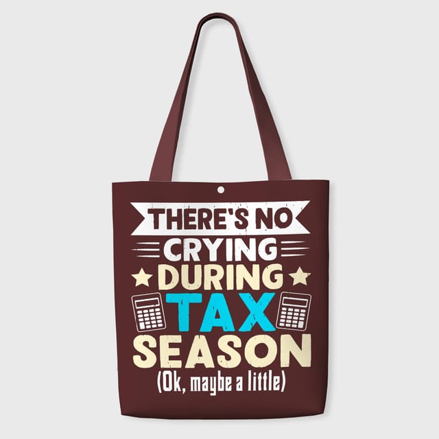 Funny Tax Quote Tote Bag for Accountants Gift & Daily Use