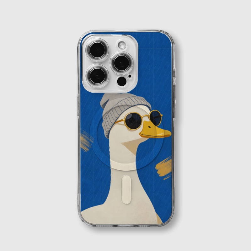 Cool Duck Clear Magnetic Case for Duck Lovers Gifts - 1