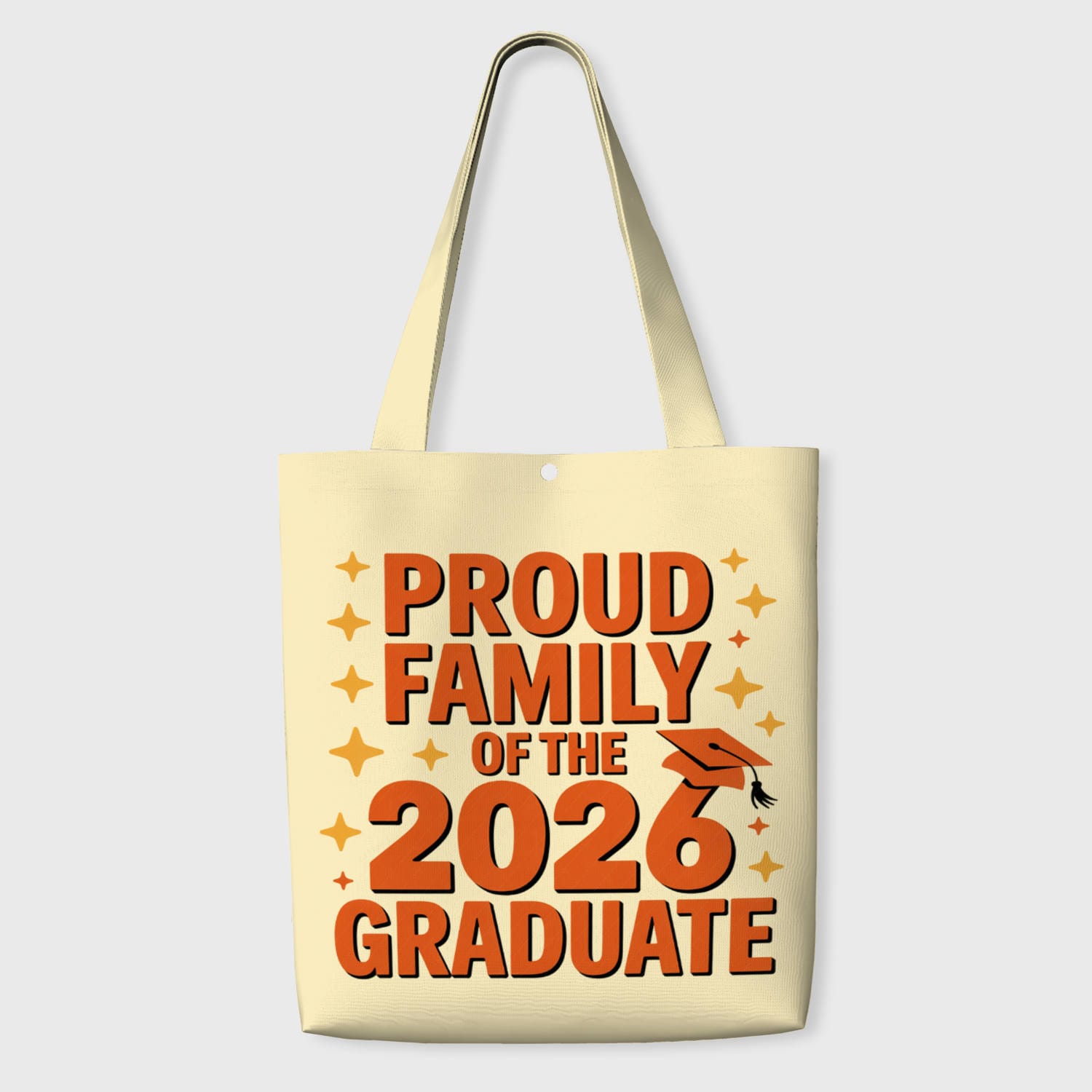 Proud 2026 Graduate Family Tote Bag for Graduation Gift