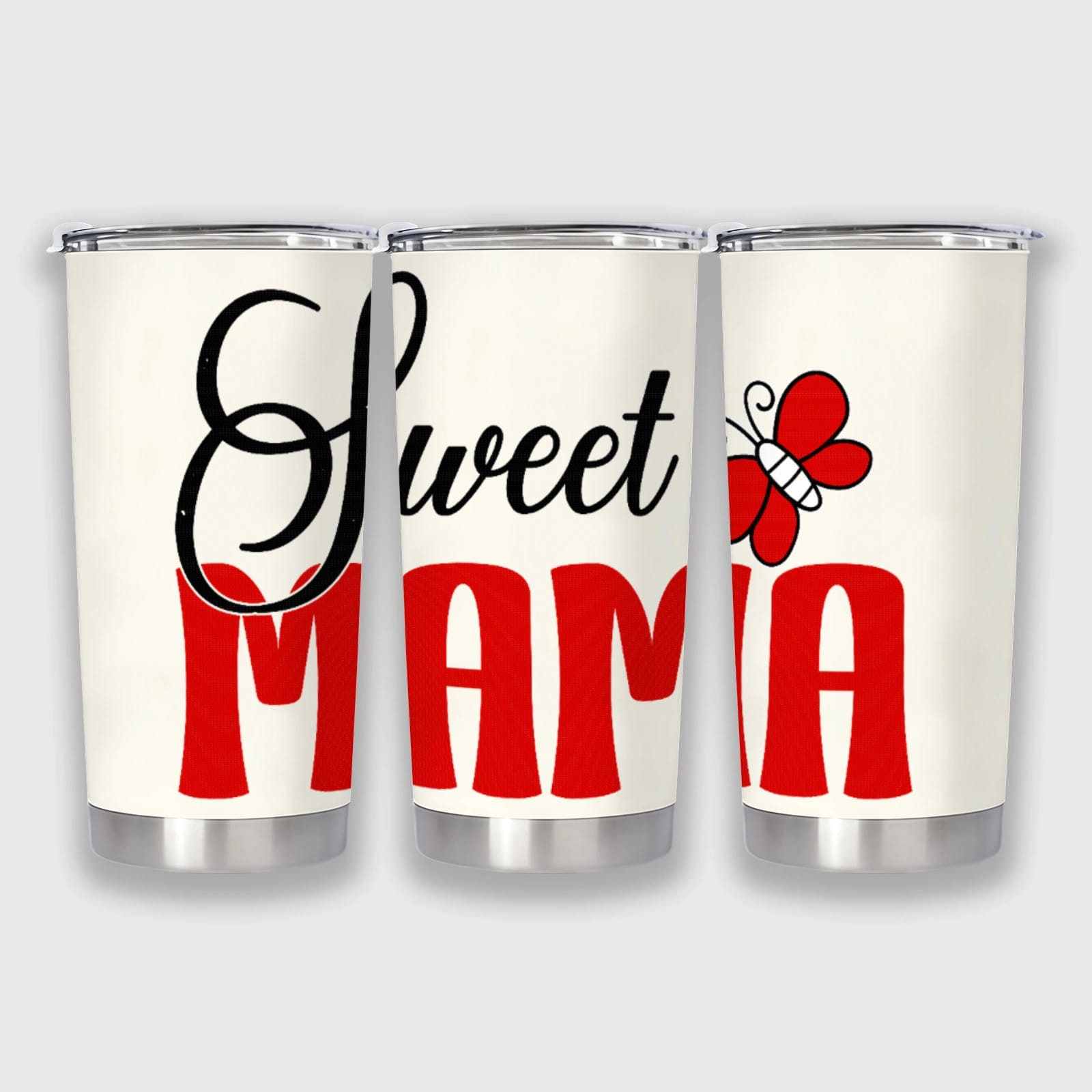 Sweet Mama Butterfly Insulated Tumbler for Mom Mother's Day Gift