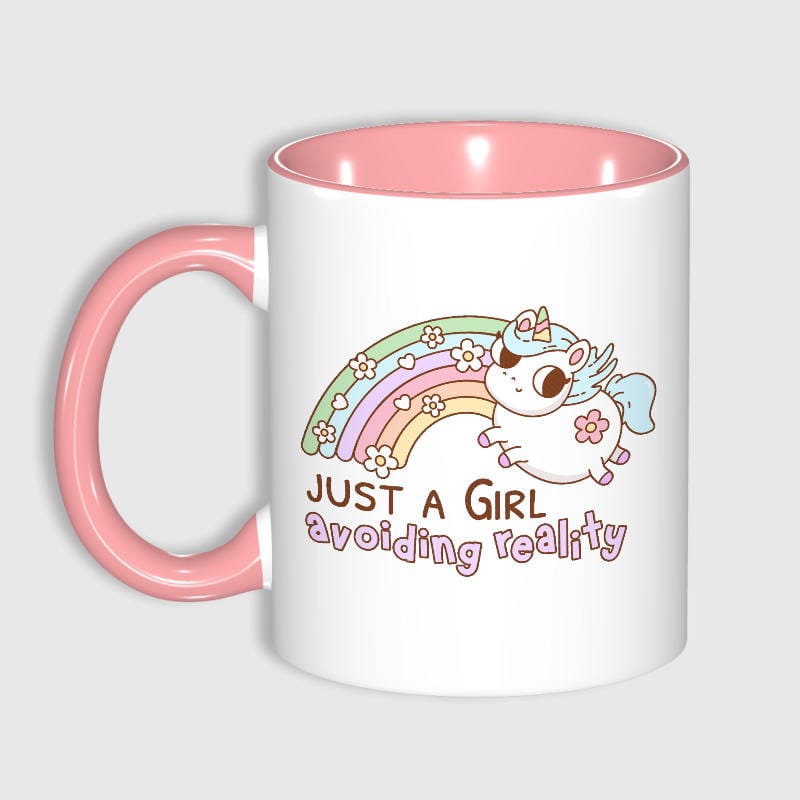 Cute Unicorn Funny Quote 11oz Mug for Girls Daily Use