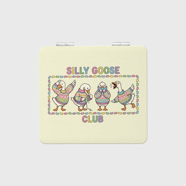 Silly Goose Club Mirror for Goose Fans Easter Gift
