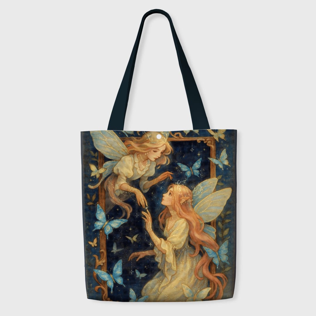 Whimsical Fairy Butterfly Tote Bag for Fairy Lovers - 1