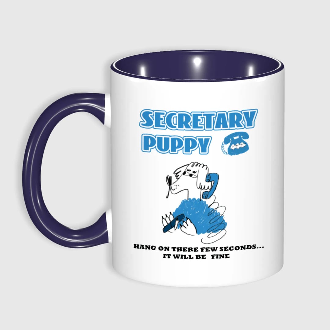 11oz Custom Photo Mug BLUE with Text  – Personalized Coffee Cup, DIY Picture Logo Image, Customizable Ceramic Mug for Gifts, Add Your Own Photo & Words - 1