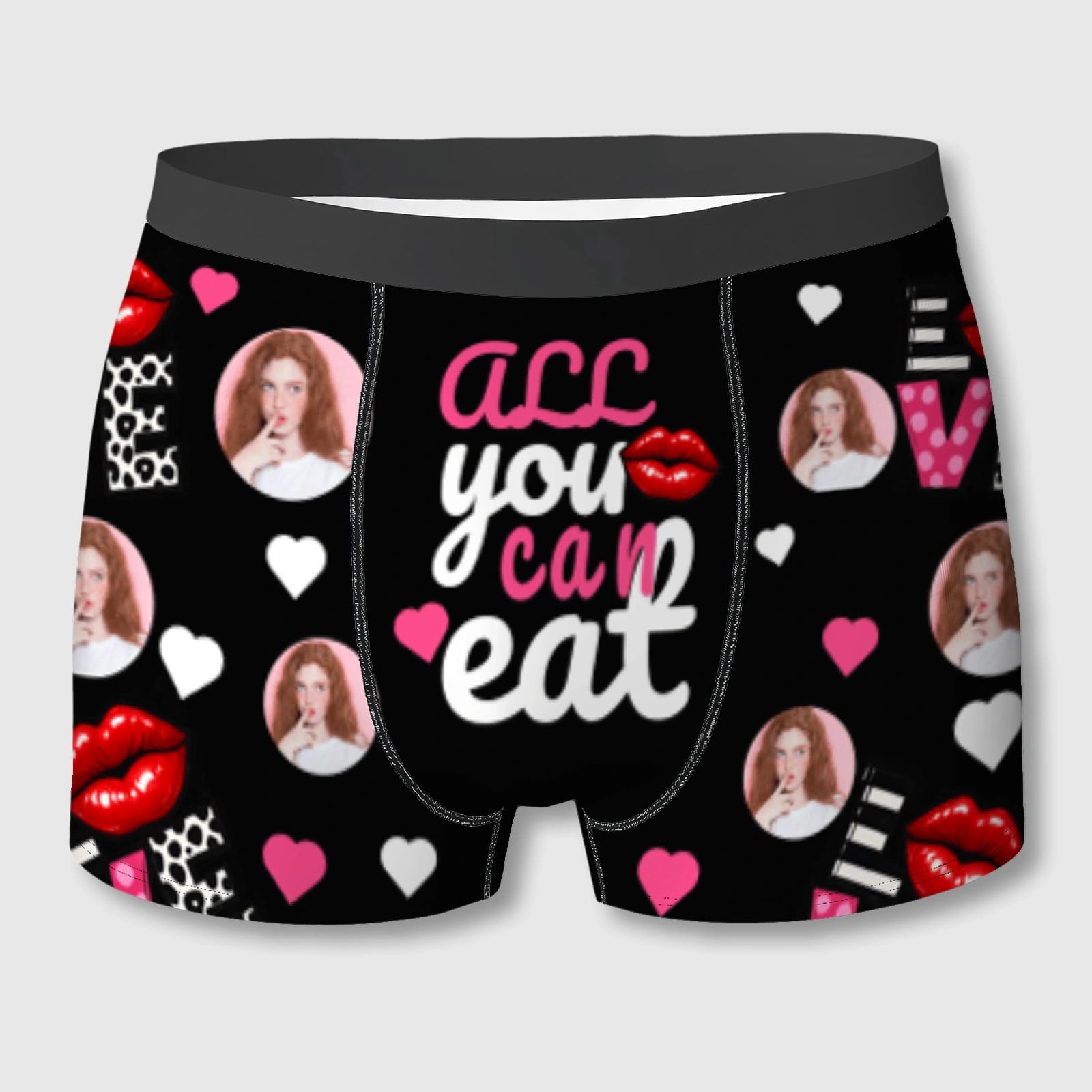 Personalized Photo Men's Boxer Briefs - Custom Underwear/gift for Valentine's Day