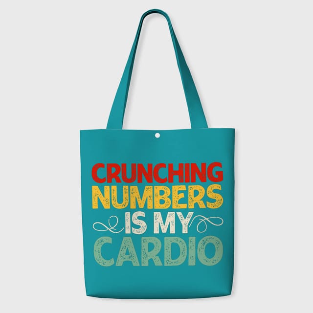 Funny Accountant Quote Tote Bag for Bookkeepers Daily Use
