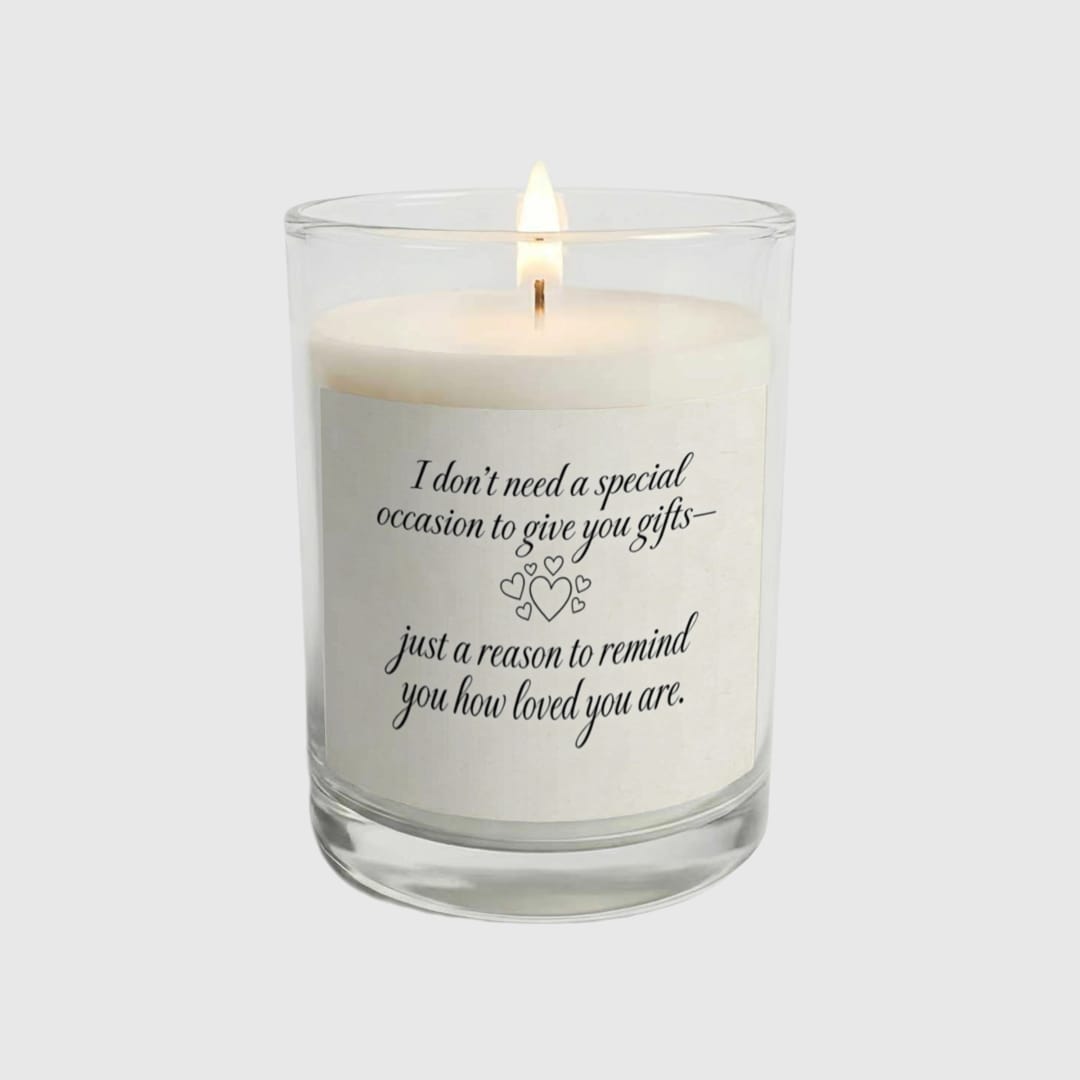 Personalized Hidden-Message Candle | Custom photo and text | 6-8oz | Gift for Anniversary | Gift for her | Gift for last minutes - 1