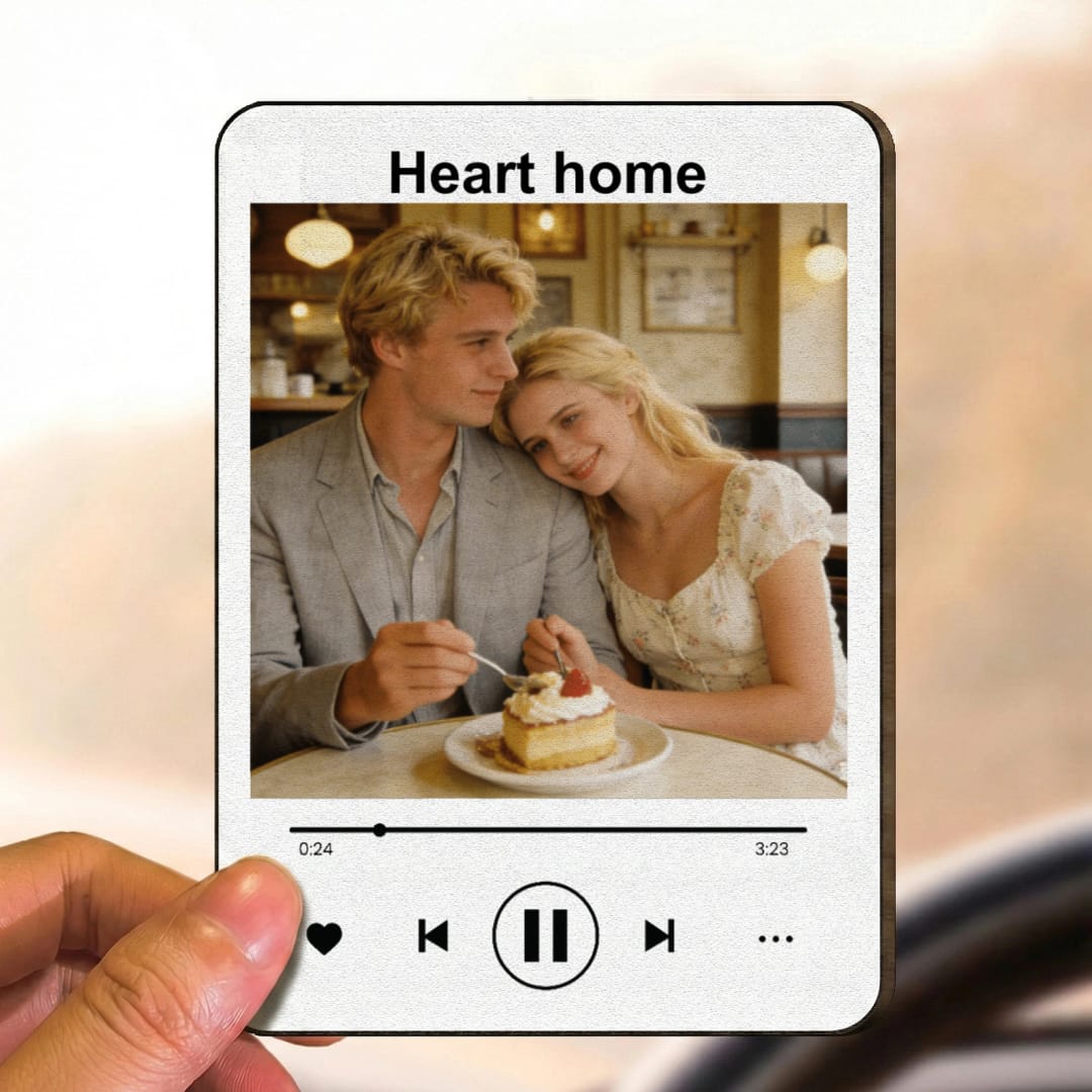 Personalized Photo Car Visor Clip - 1