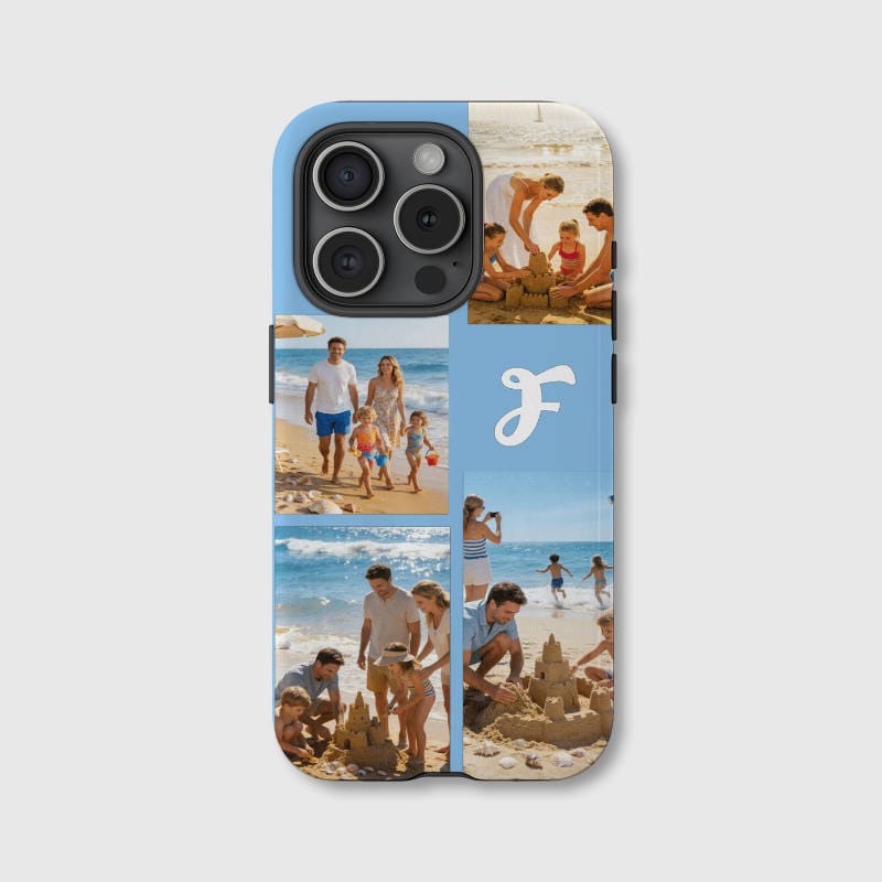 Custom Photo Collage Magnetic Phone Case for Family Gift - 1