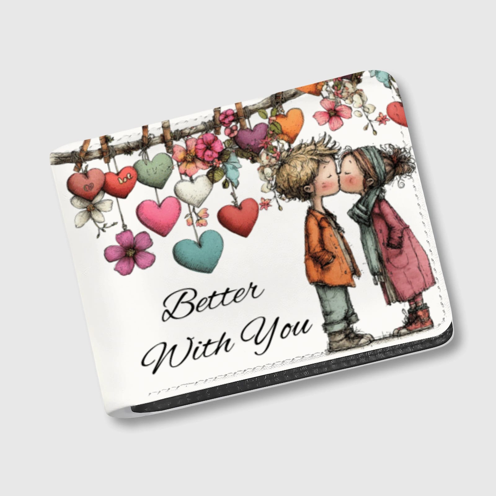 Custom Personalized Men's Wallet – Thoughtful Gift for Him, Personalized PU Wallet Gift for Boyfriend, Husband or Father