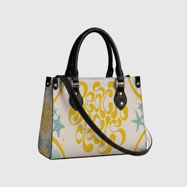 Coastal Starfish Swirl Tote Bag for Women Summer Daily Use