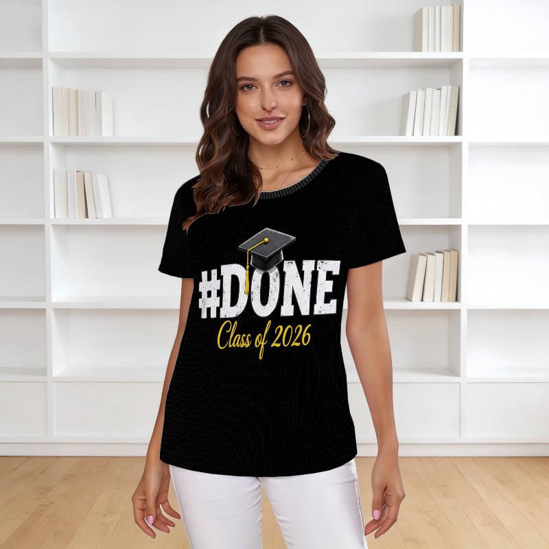 #DONE Class of 2026 T-Shirt for Graduation Gift