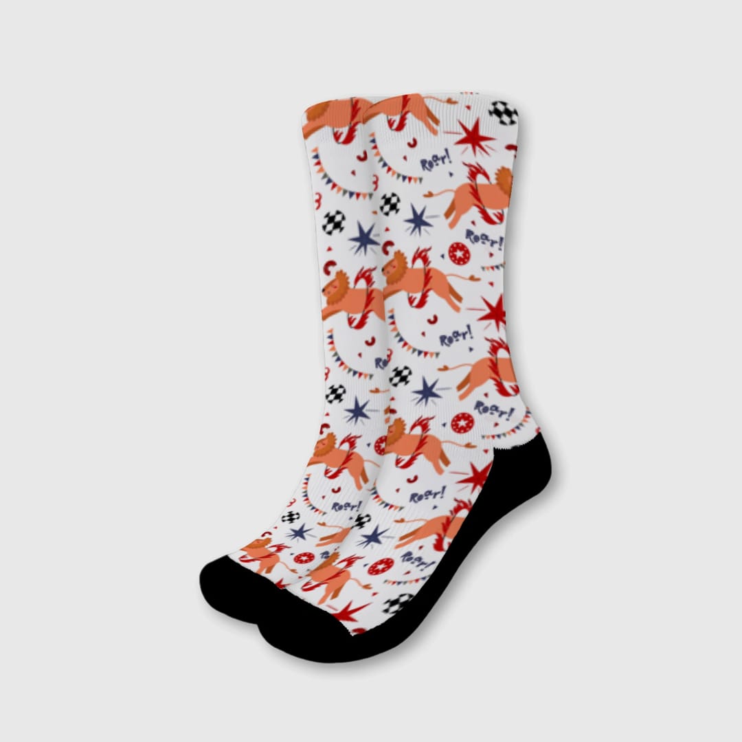 Custom Crew Socks Personalized Gift for Him Her Gift for Couples Friends Family - 1