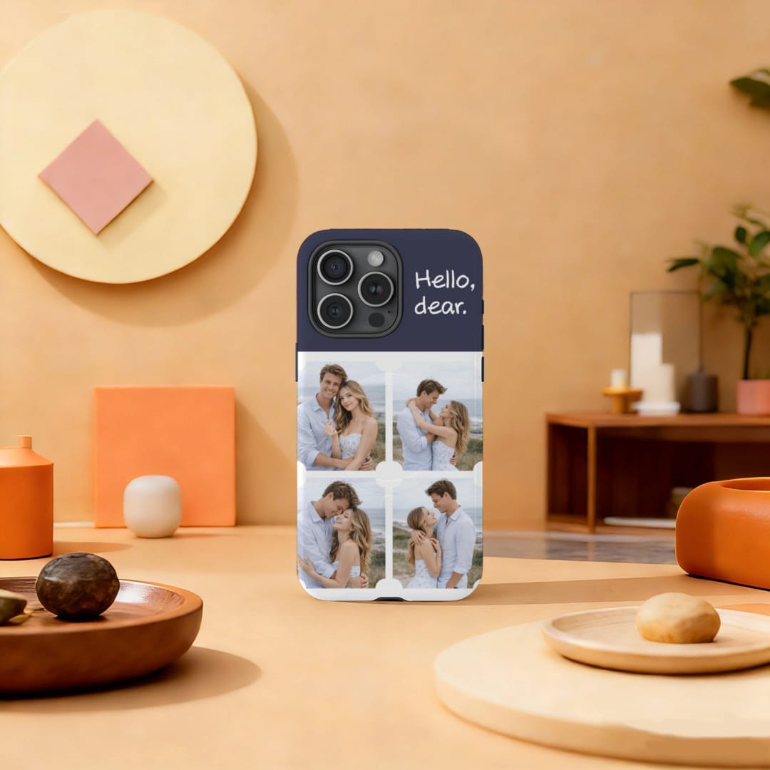 Personalized magnetic phone case with Film Panel for iPhone 15 / 15 Pro / 15 Pro Max / 16 / 16 Pro / 16 Pro Max / 17 / 17 Pro / 17 Pro Max, Matte Anti-Fingerprint Film Texture Cover, Strong MagSafe Compatible, Slim Shockproof Protective Phone Case - 1