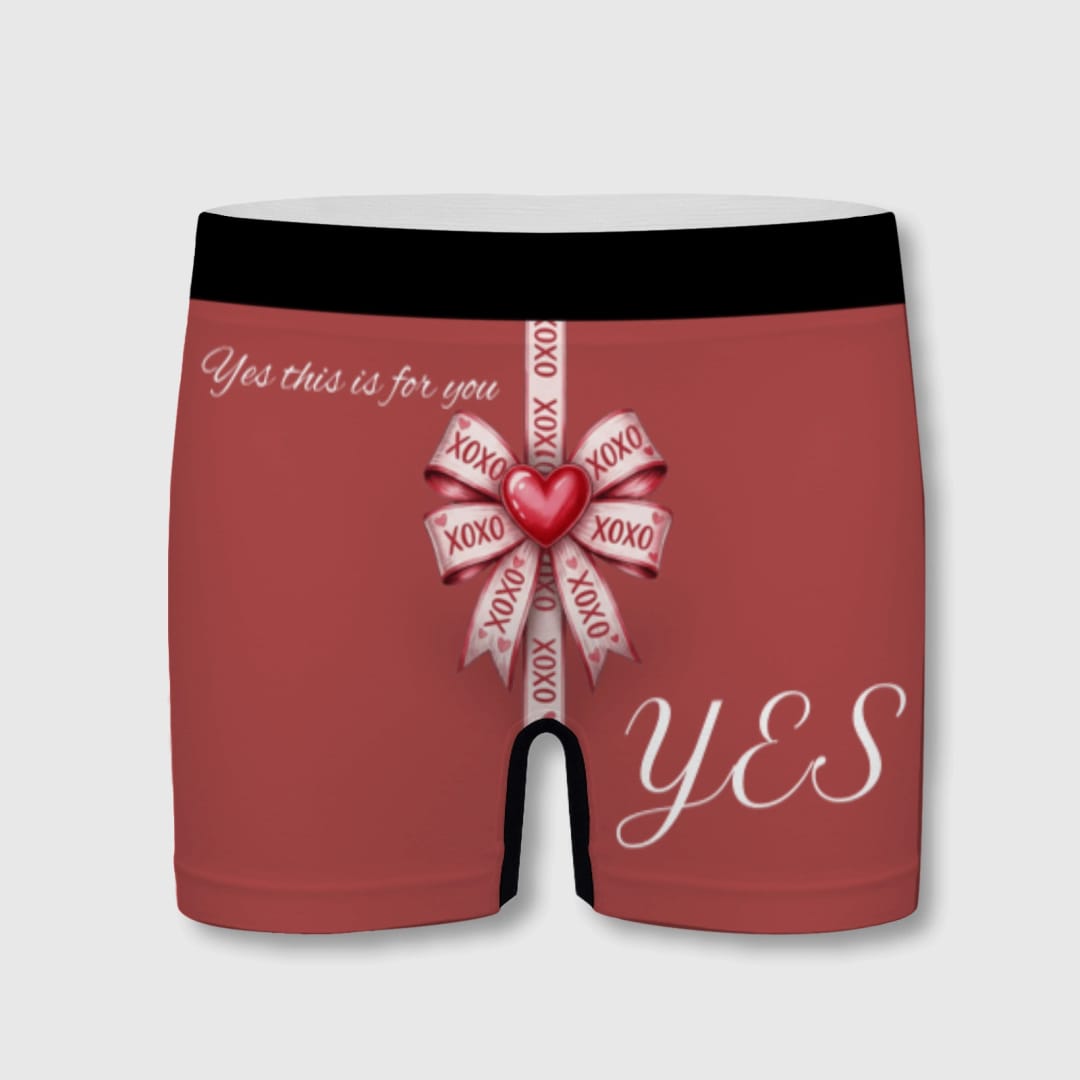 Personalized Photo Men's Boxer Briefs – Custom Print Comfortable Underwear - 1