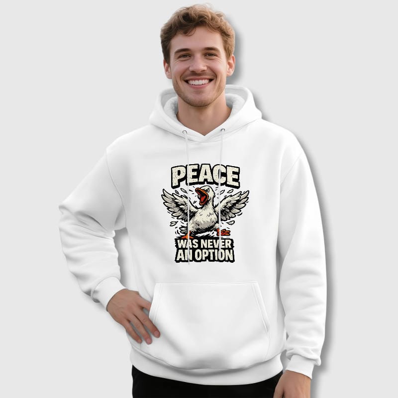 Funny Goose Quote Pullover Hoodie for Pet Lovers Daily Wear
