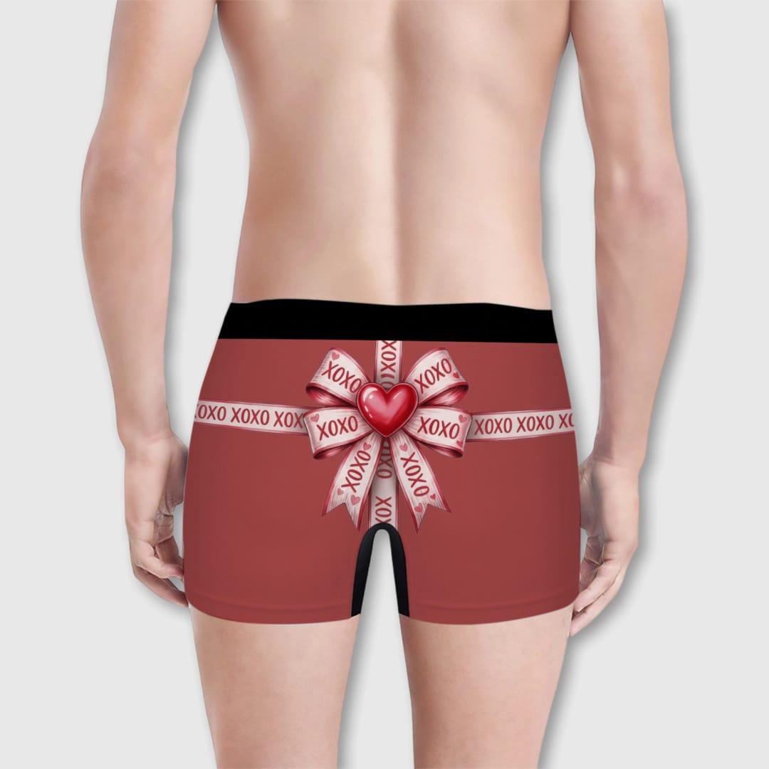 Personalized Photo Men's Boxer Briefs – Custom Print Comfortable Underwear - 1