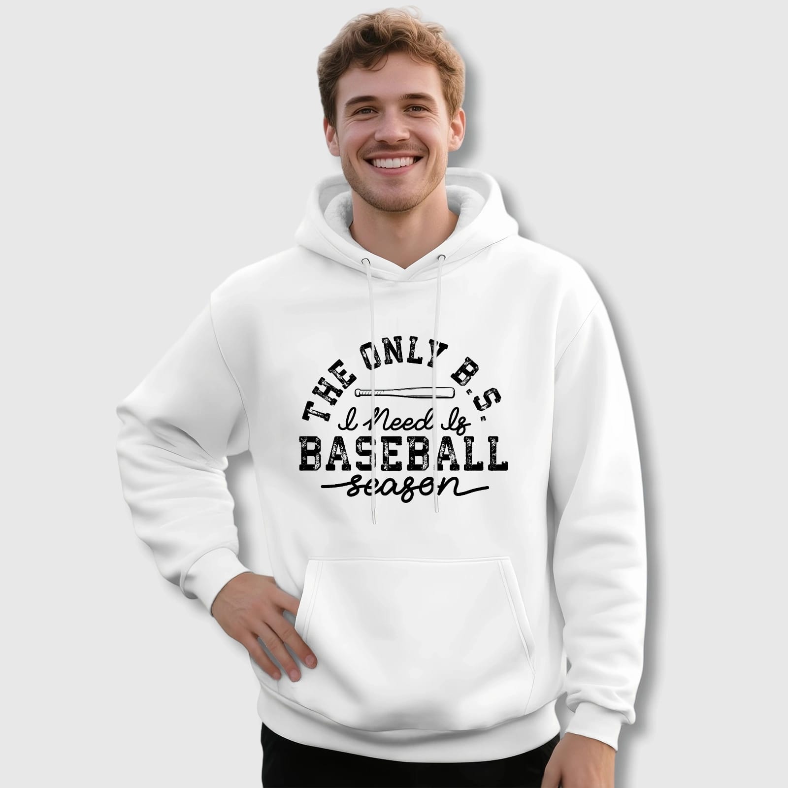 Funny Baseball Season Quote Hoodie for Baseball Fans Gifts