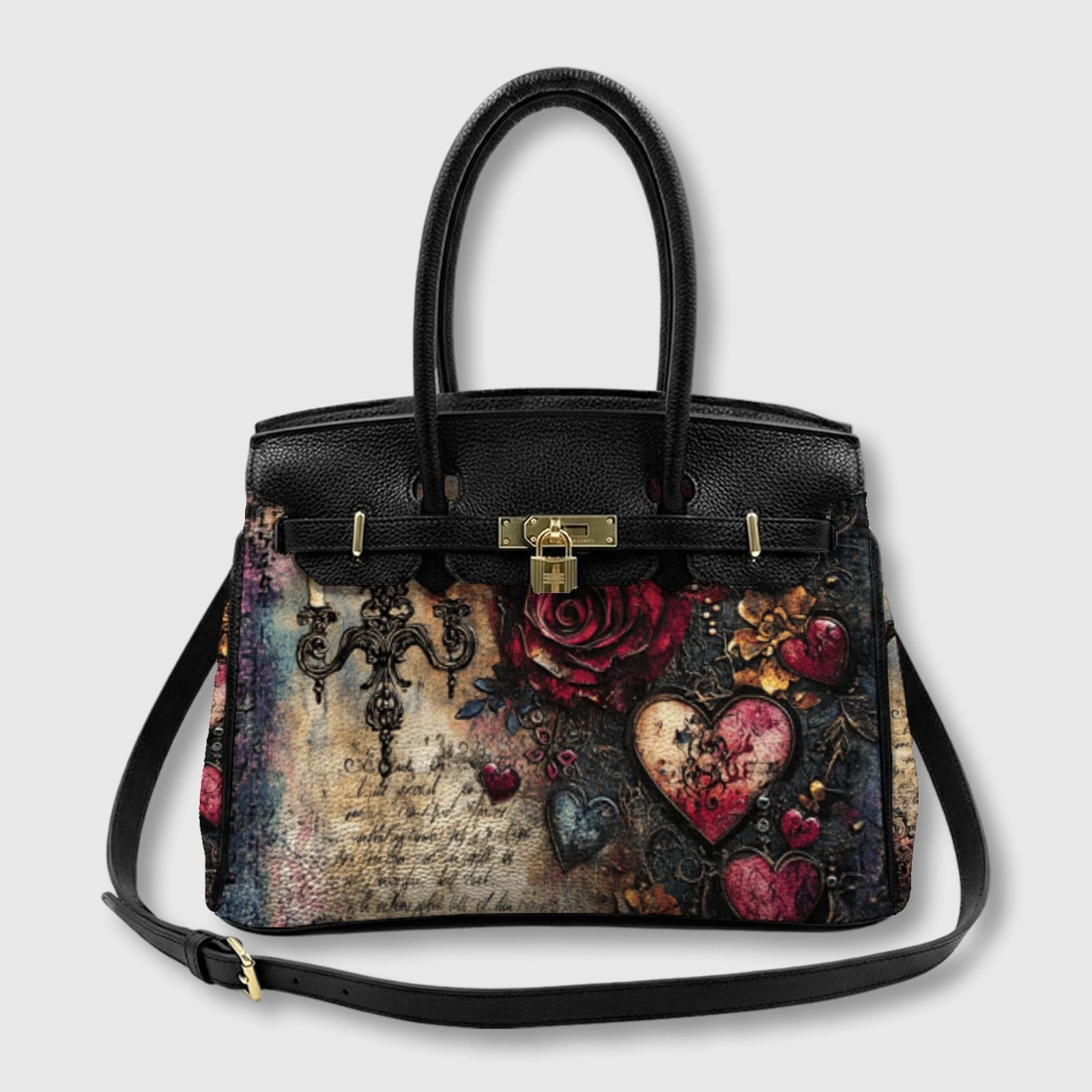 Personalized Women's PU Handbag – Custom Elegant Tote Bag Gift for Her