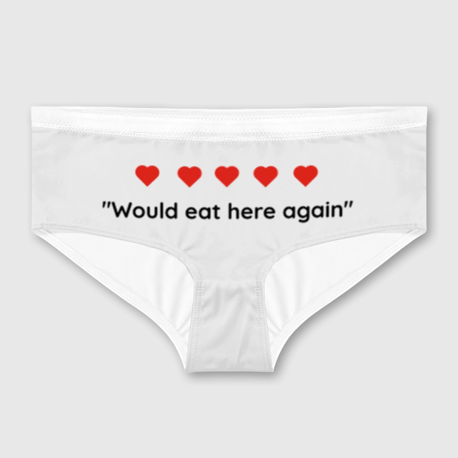 Personalized Photo Women's Lace Underpants – Custom Print Soft Underwear