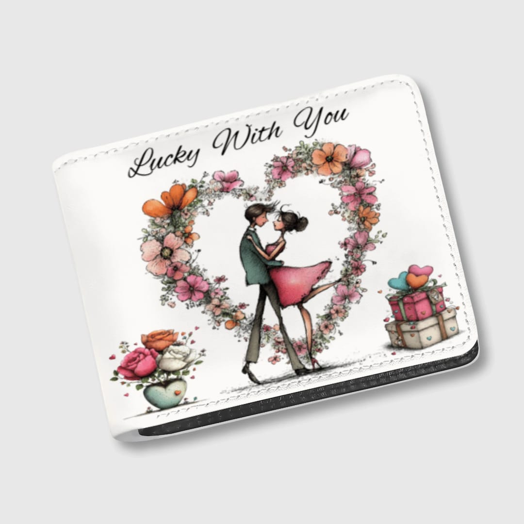 Custom Personalized Men's Wallet – Thoughtful Gift for Him, Personalized PU Wallet Gift for Boyfriend, Husband or Father - 1