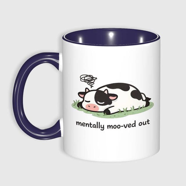 Funny Cow Pun 11oz Mug for Cow Lovers Daily Use Gift
