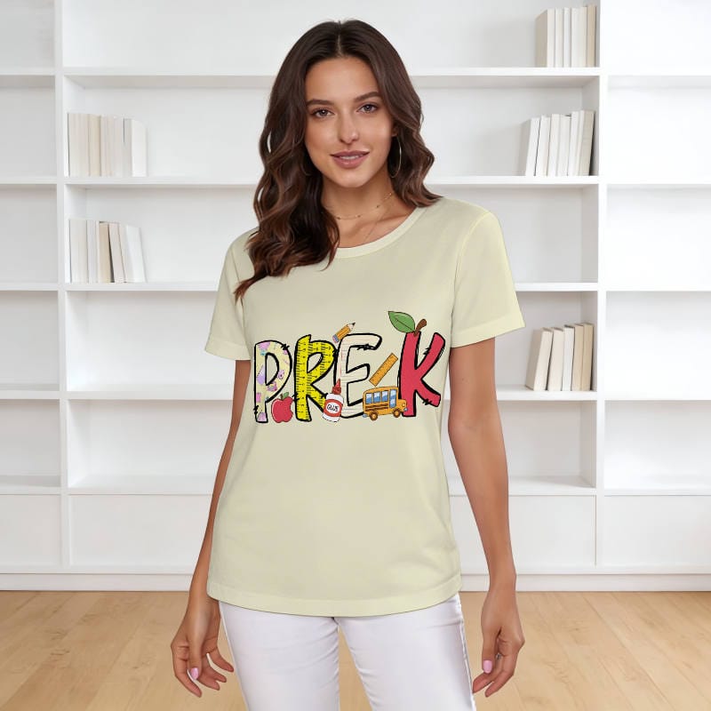 PRE-K Graphic T-Shirt for Pre-K Teachers Back to School