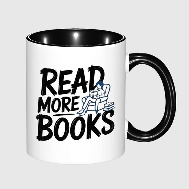 Read More Books Quote 11oz Mug for Book Lovers Gift