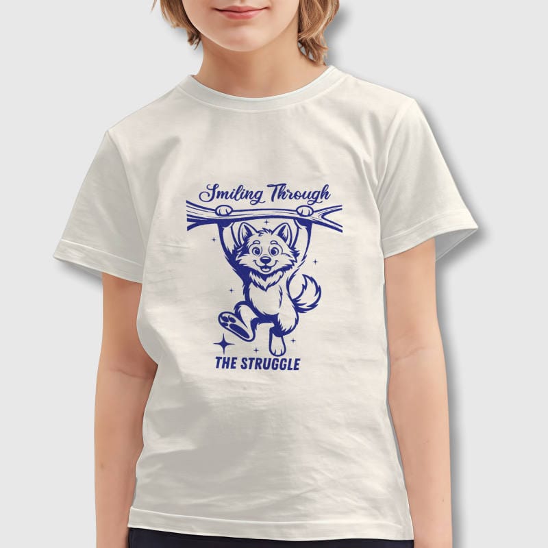 Cute Wolf Quote Kids T-Shirt for Pet Lovers Birthday Gift