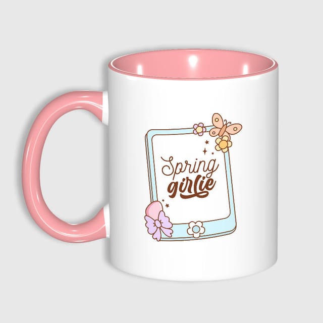 Spring Girlie Floral 11oz Mug for Women Spring Gift