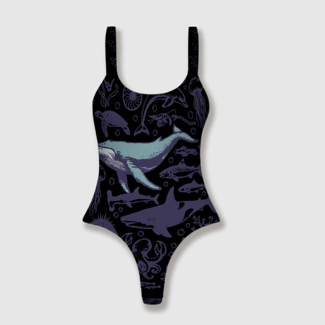 Women's Detachable Crotch One-Piece Bodysuit – Quick-Release Design, Soft Stretch Fabric - 1