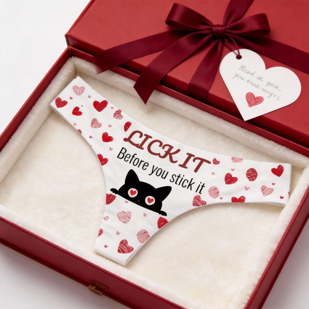 Custom 'Lick It Before You Stick It' Thong - 1