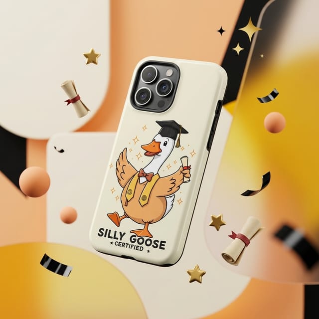 Silly Goose Certified Magnetic iPhone Case Funny Graduation Gift for Students & Grads