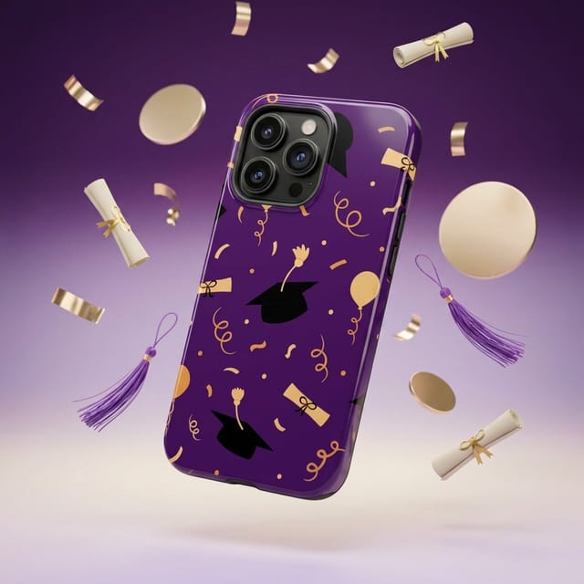 Graduation Themed Magnetic Phone Case for Gift Shoppers Students & Graduation Celebrations