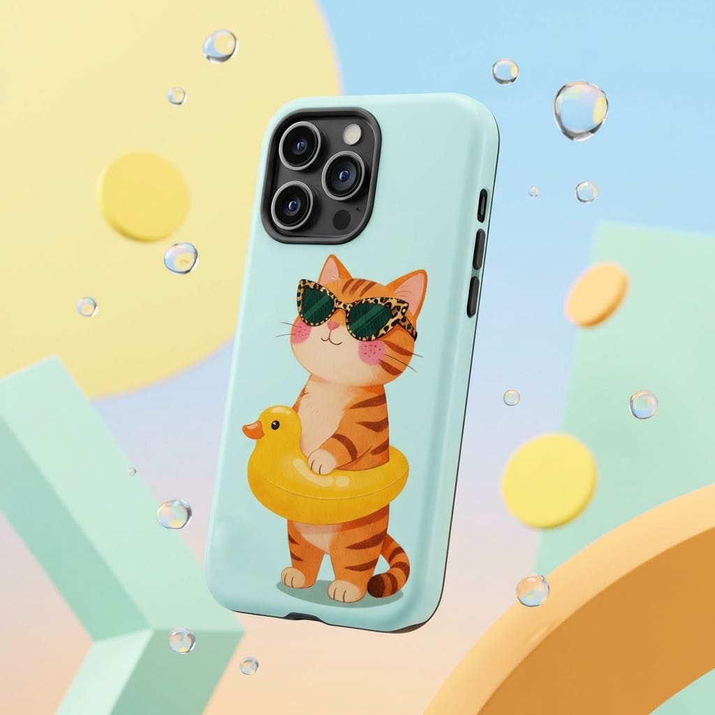 Personalized magnetic phone case