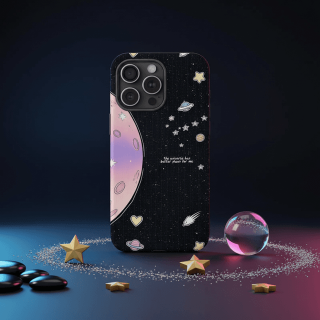 Cute Starry Cosmic Magnetic iPhone Case Perfect Birthday Holiday Gift for Women Teen Girls
