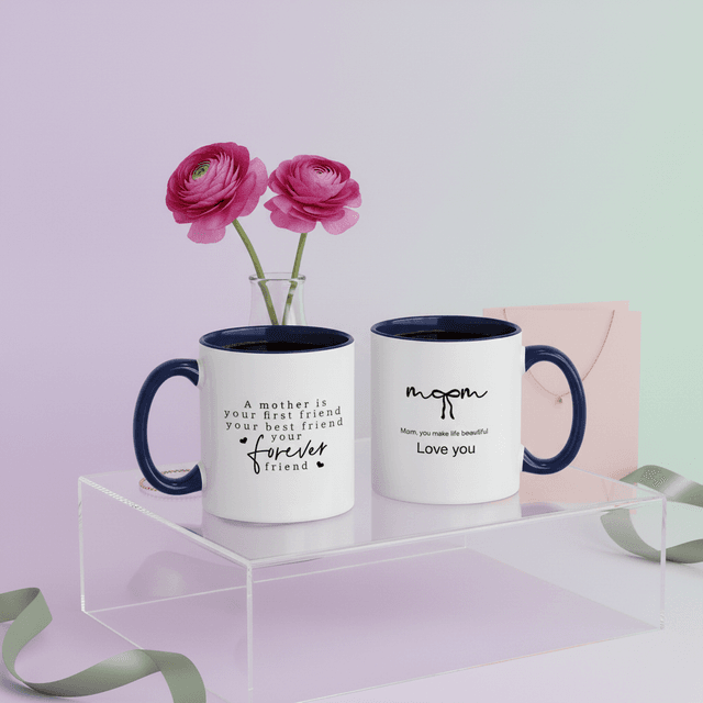 Forever Friend Quote Ceramic Mug for Mom Mother's Day Gift