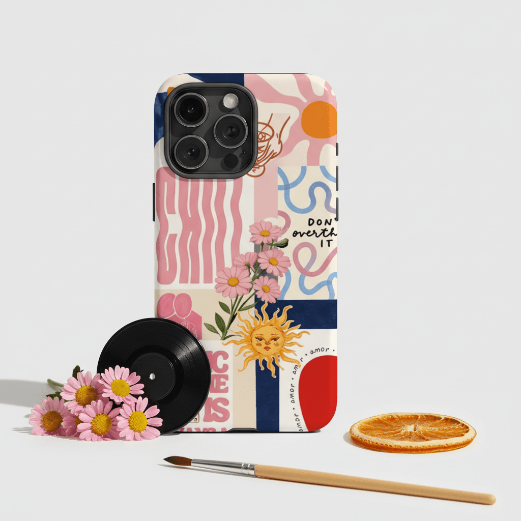 Boho Collage Magnetic Phone Case | Gift for Him & Her - 1