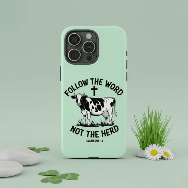 Funny Christian Cow Pun Magnetic Phone Case Gift for Believers