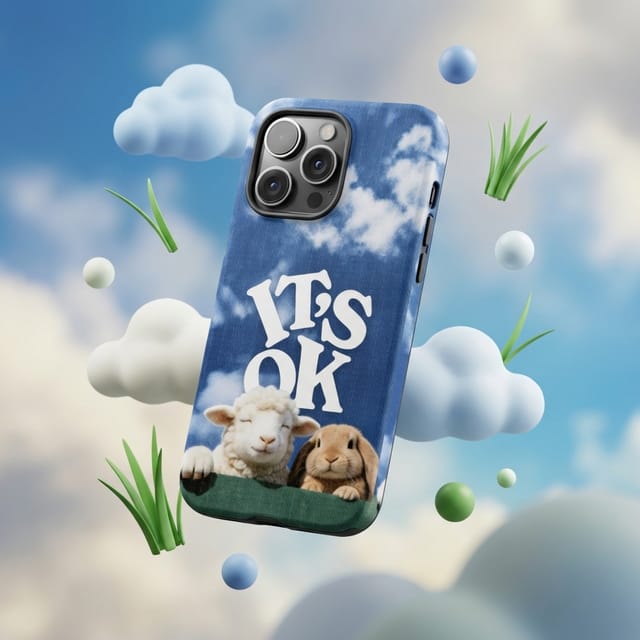 Cute Sheep Bunny Magnetic Phone Case Great for Birthday Holiday Gifts