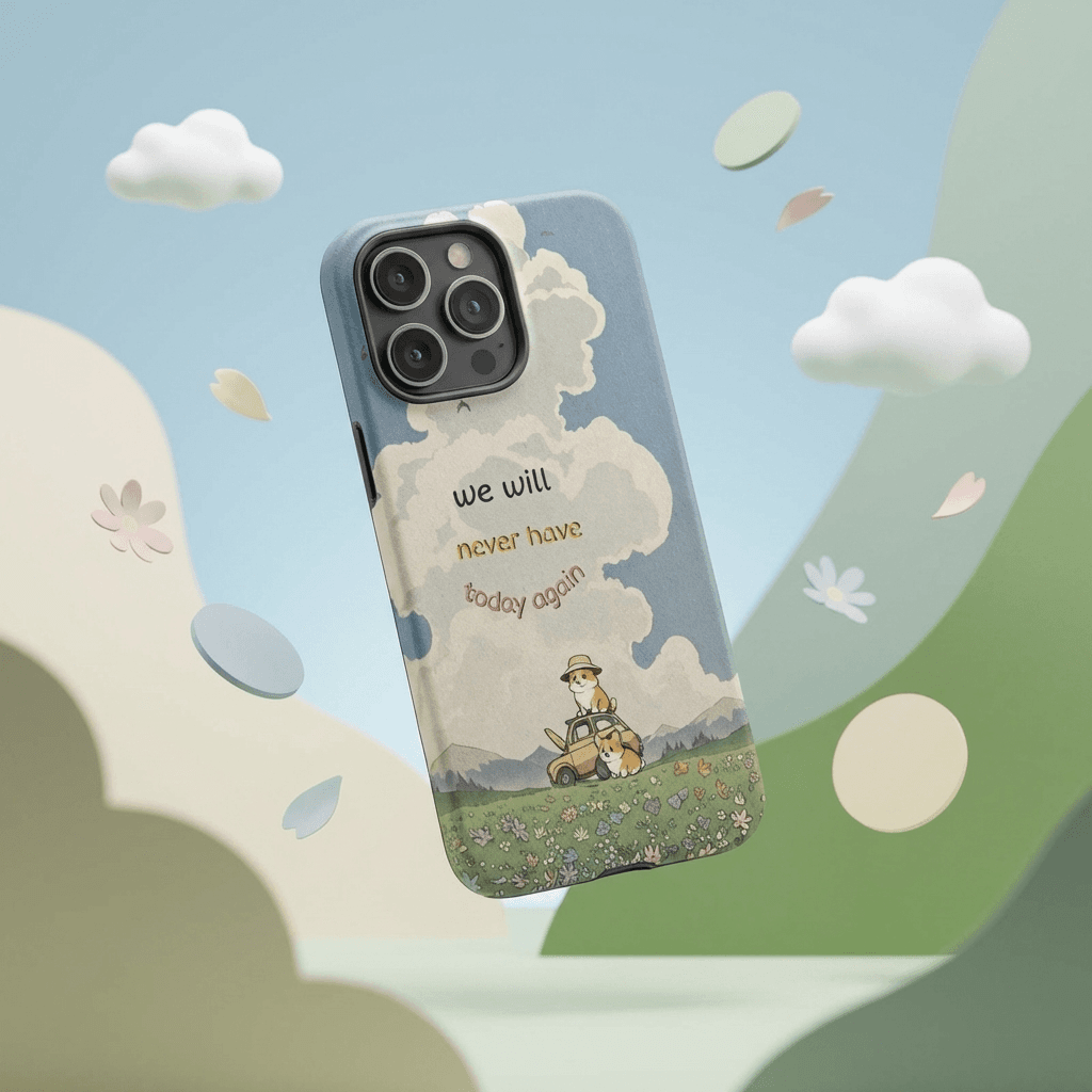 Cute Corgi Magnetic Phone Case for Dog Lovers, Birthday Holiday Gift for Friends & Family