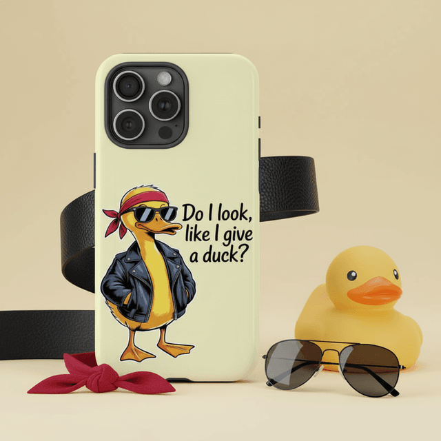 Funny Duck Pun Magnetic Phone Case Gift for Humor Lovers