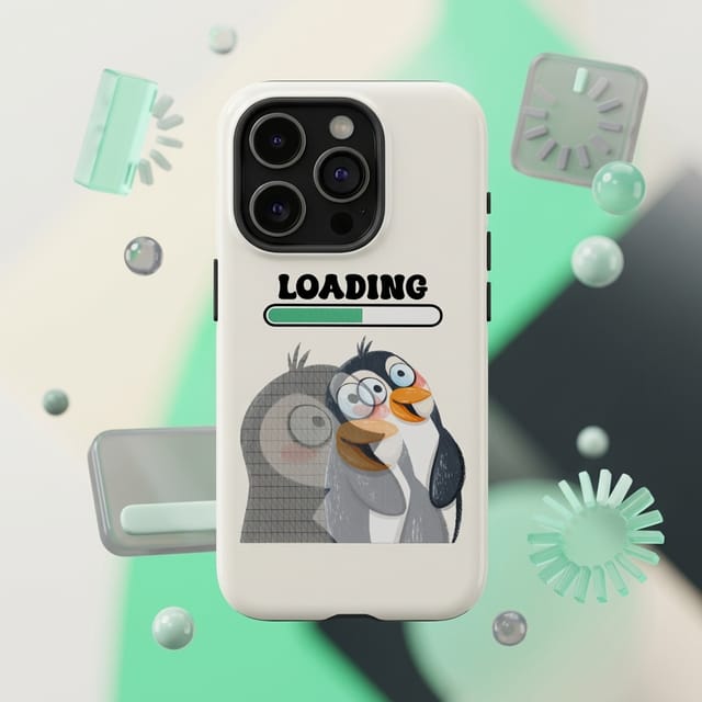 Cute Cartoon Penguin Phone Case for Animal Lovers Gift